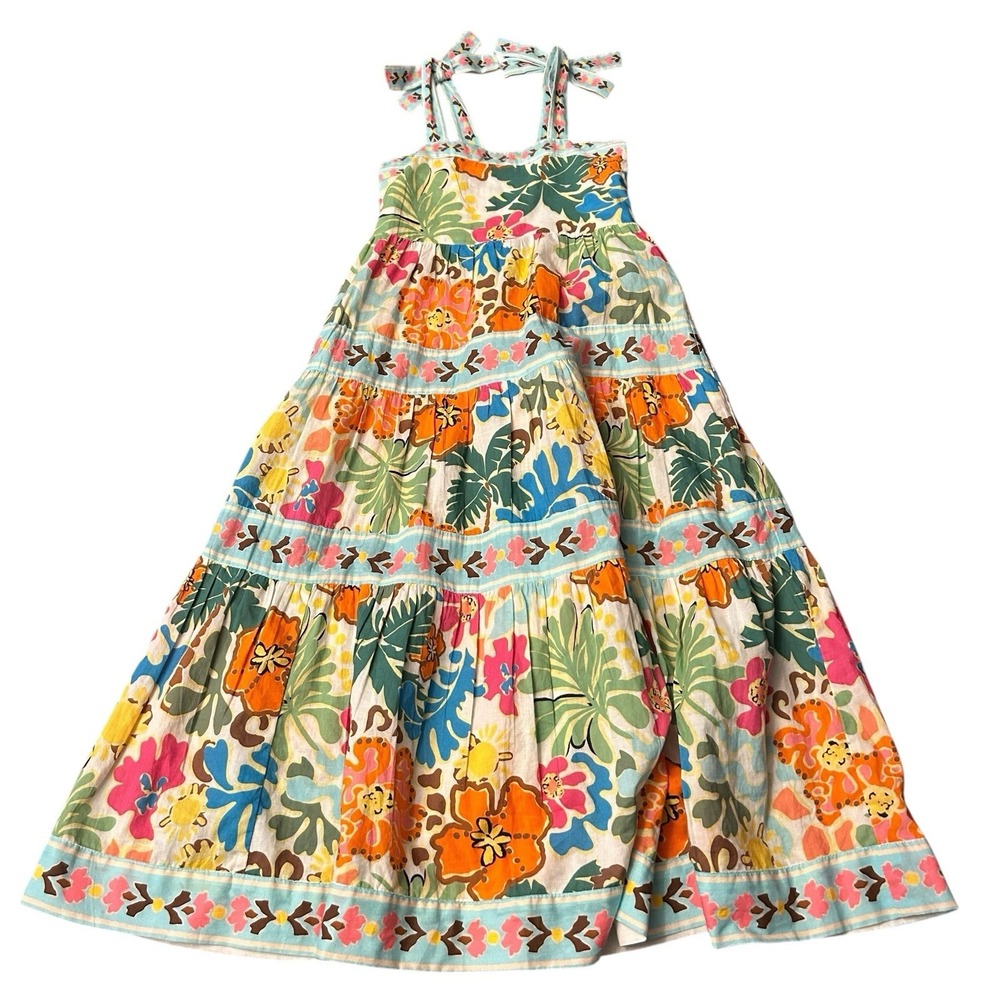 Beach Riot Girls Floral Maxi Dress in White, Green, Blue, Pink, Yellow, Orange - Picture 2 of 9